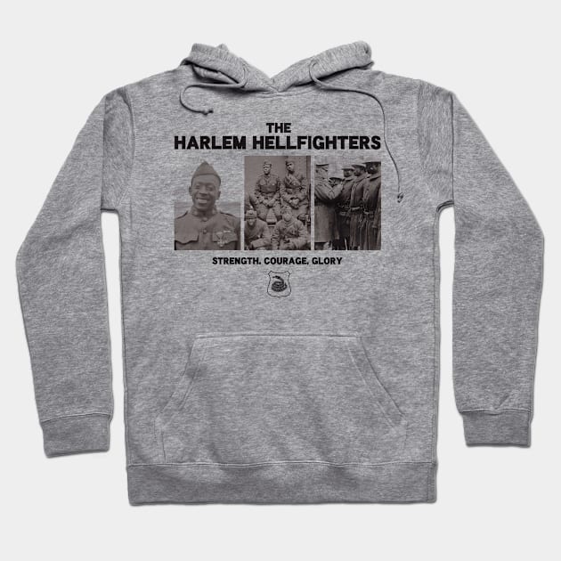 The Harlem Hellfighters - WW1 Infantry Regiment Hoodie by Distant War